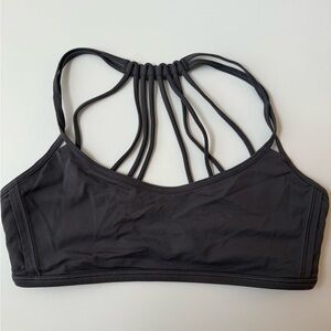 lululemon athletica Strappy Black Sports Bra